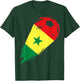 Soccer Player of Pride Senegal T-Shirt - T-Shirt | Forest
