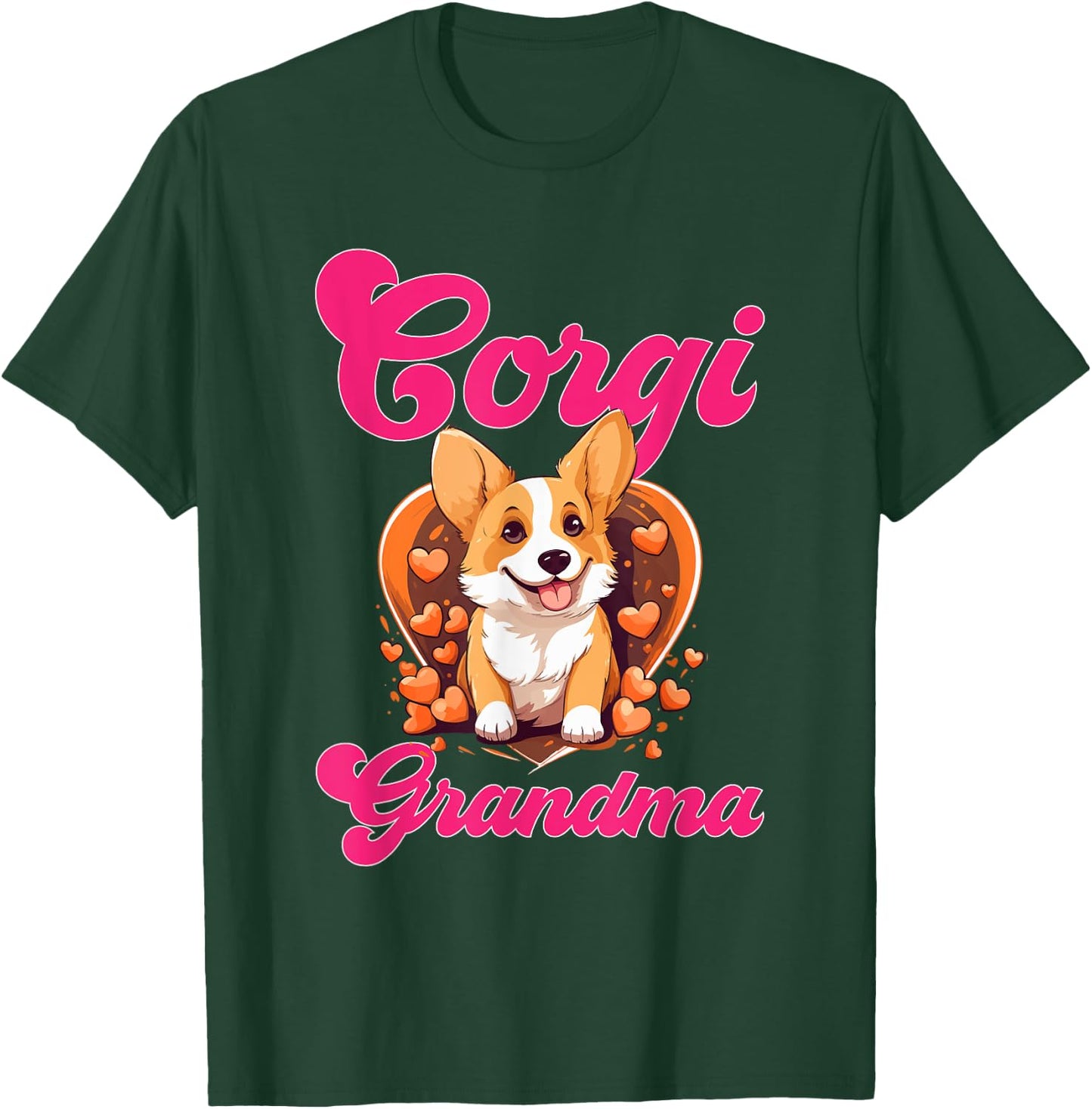 Pembroke Welsh Corgi - Corgi Grandma T-Shirt - T-Shirt | Forest