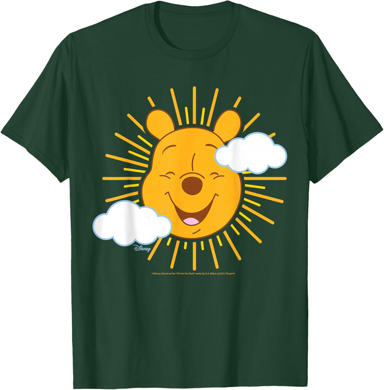 Winnie the Pooh - Pooh Sun Face T-Shirt - T-Shirt | Forest