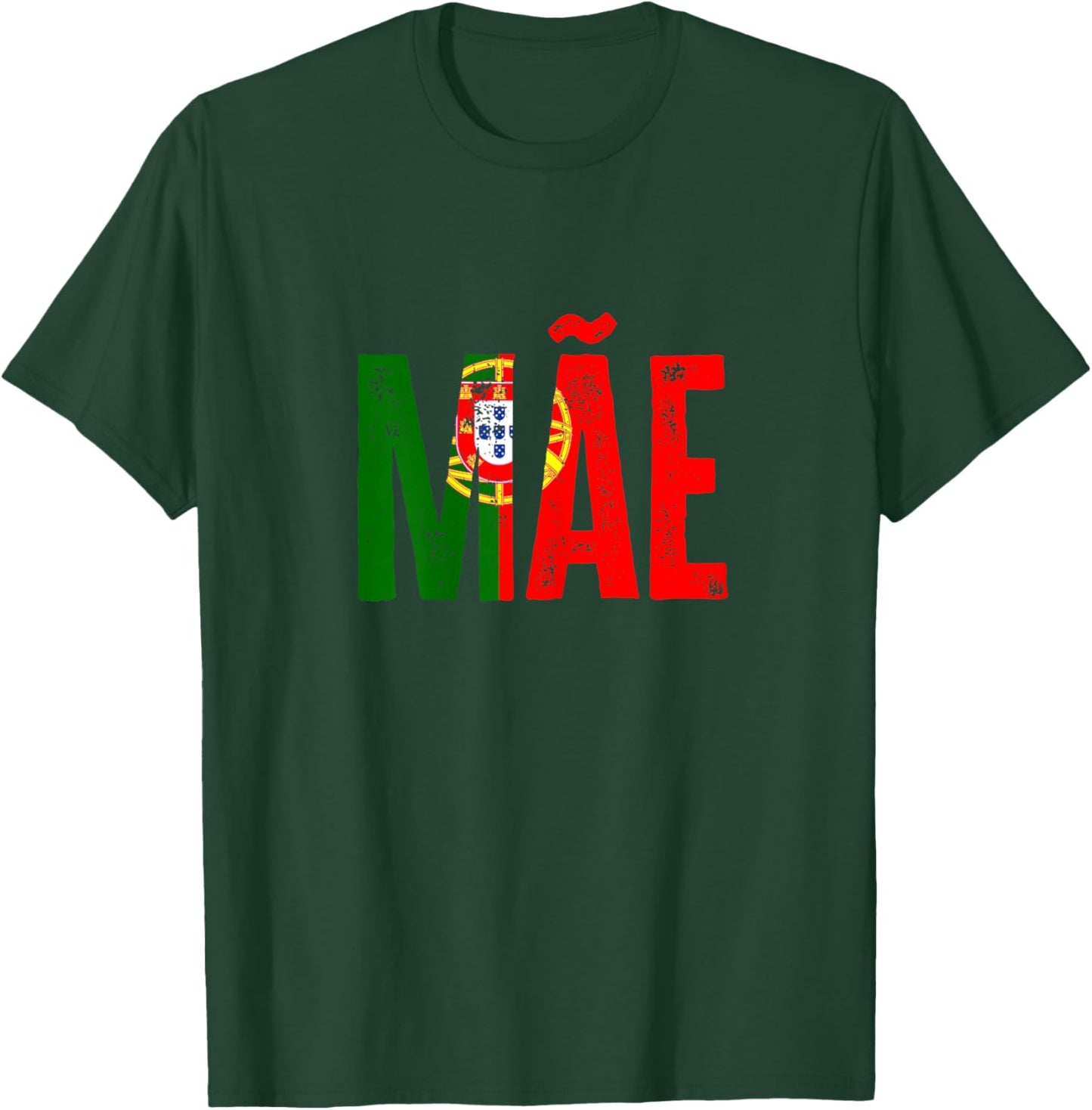 Funny Portuguese Mãe Portugal Flag T-Shirt - T-Shirt | Forest