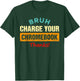Bruh Charge Your Chromebook - Funny Teachers T-Shirt - T-Shirt | Forest