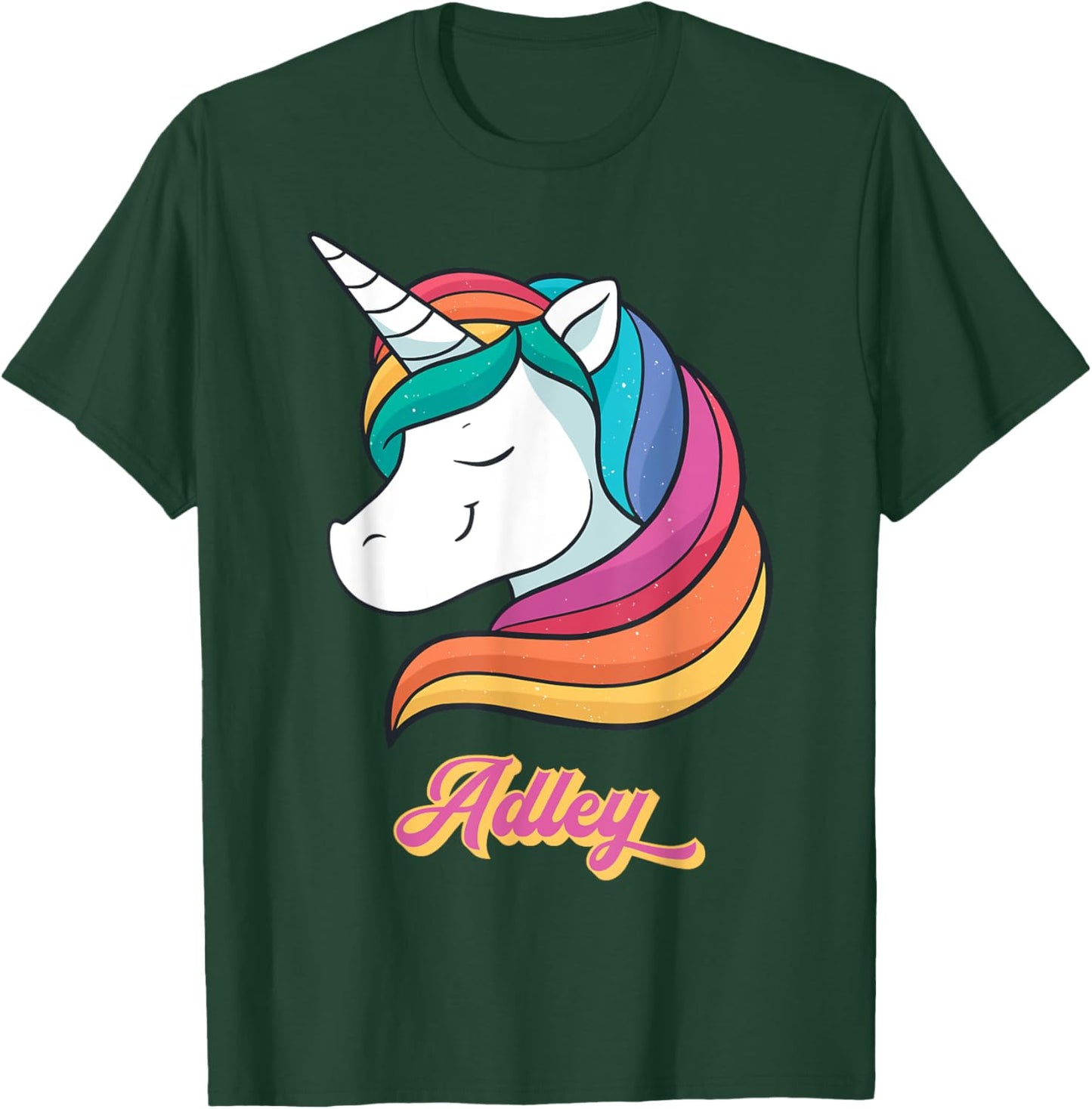 Adley Merch Unicorn Design T-Shirt - T-Shirt | Forest