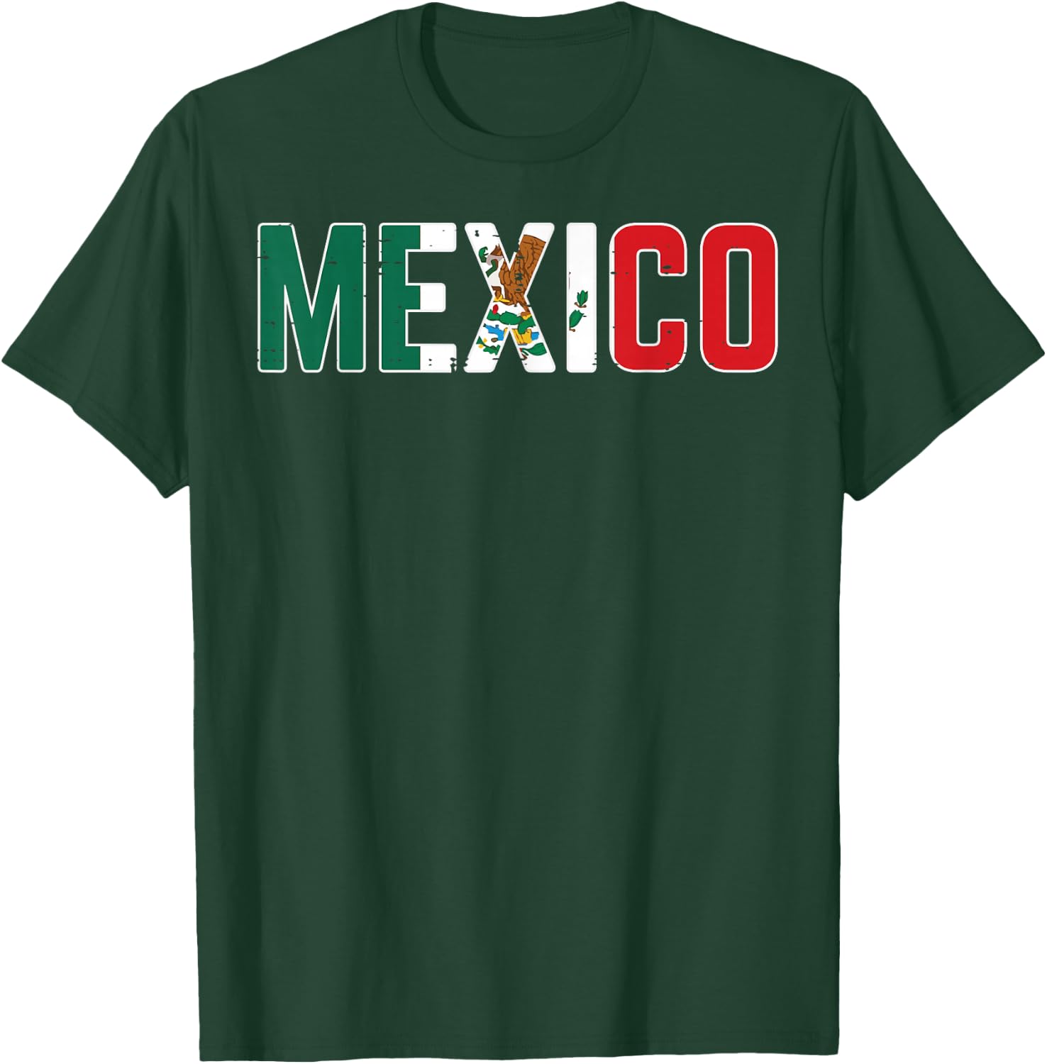 Mexico Mexican Soccer Fan Men Women Boys Girls Kids T-Shirt - T-Shirt | Forest