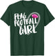 Flag Football Girl T-Shirt - T-Shirt | Forest