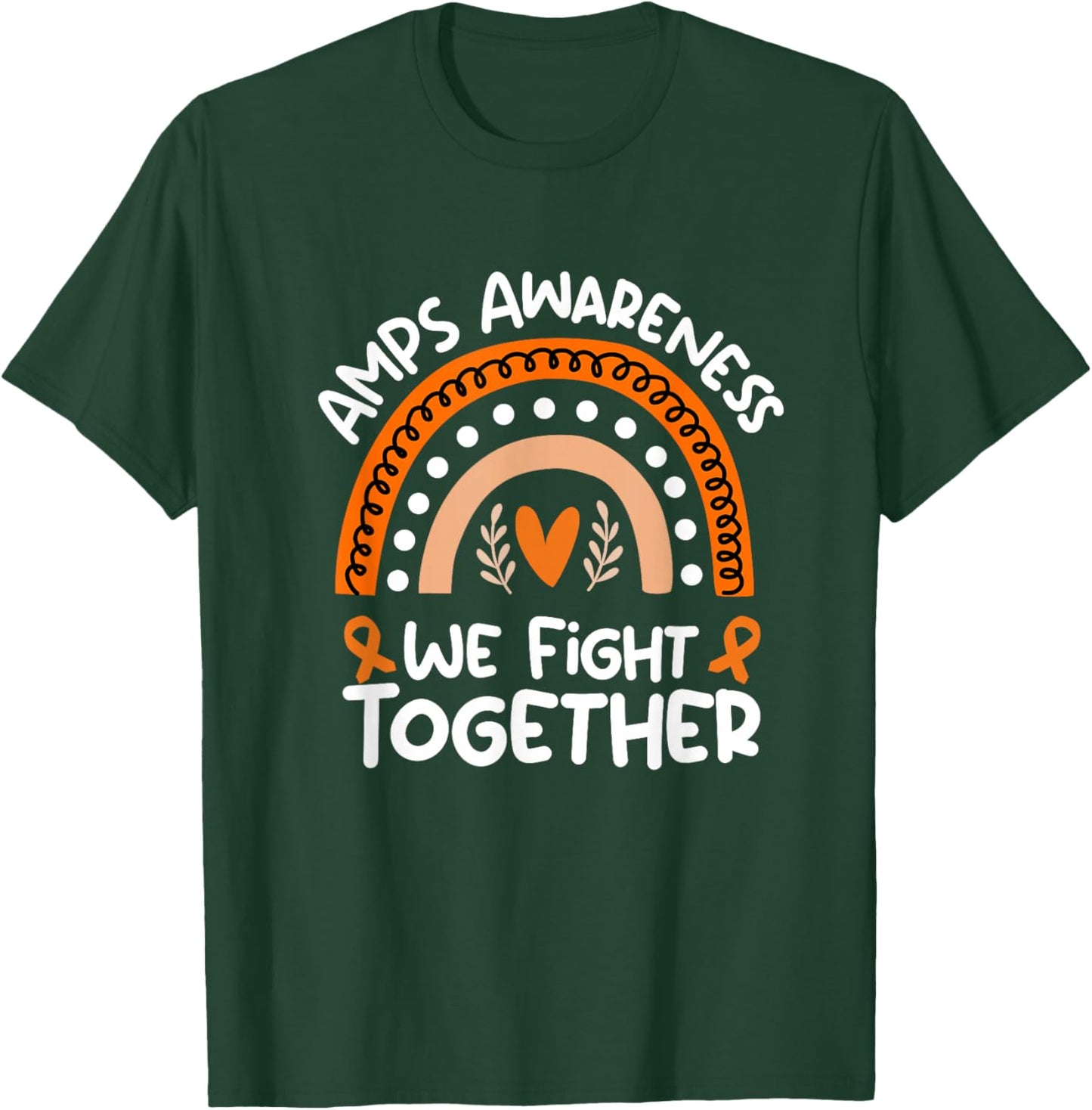 Amplified Musculoskeletal Pain Syndrome Awareness Gear AMPS T-Shirt - T-Shirt | Forest