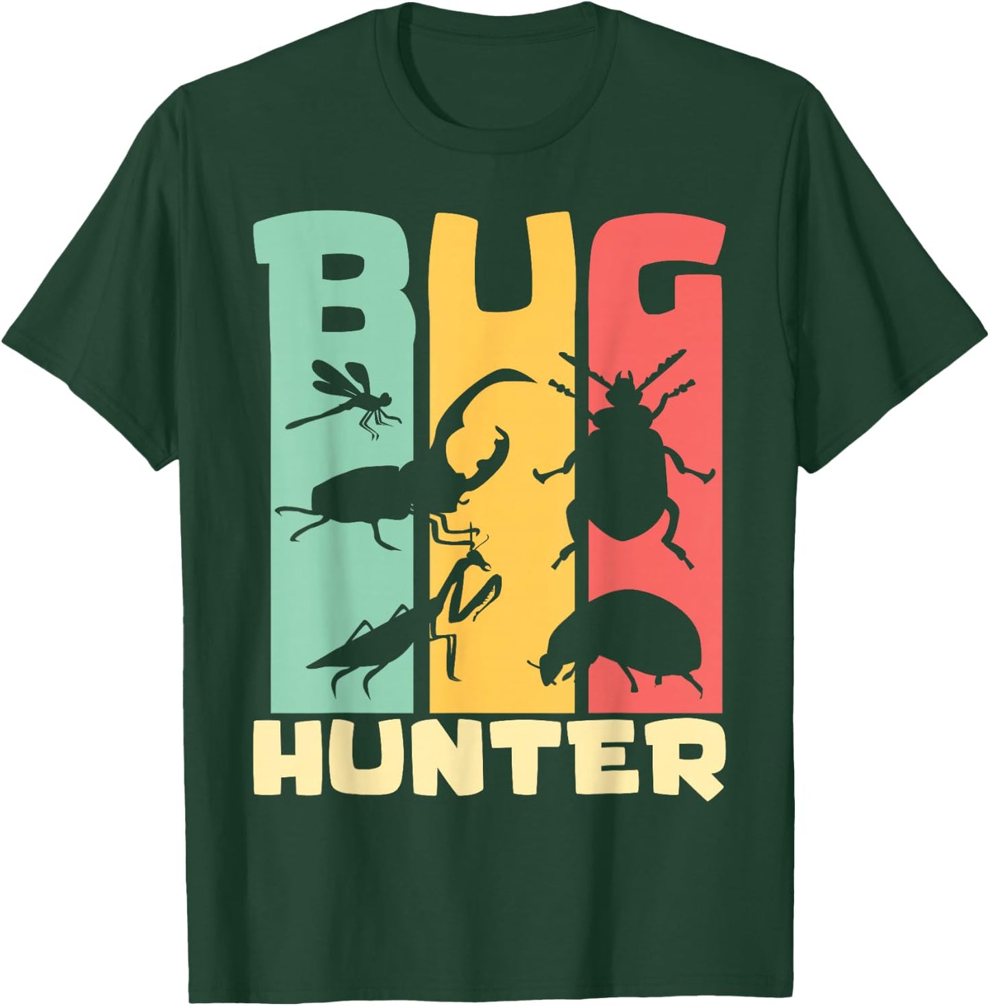 Bug Hunter Entomologist Insects for Boys Girls Kids T-Shirt - T-Shirt | Forest