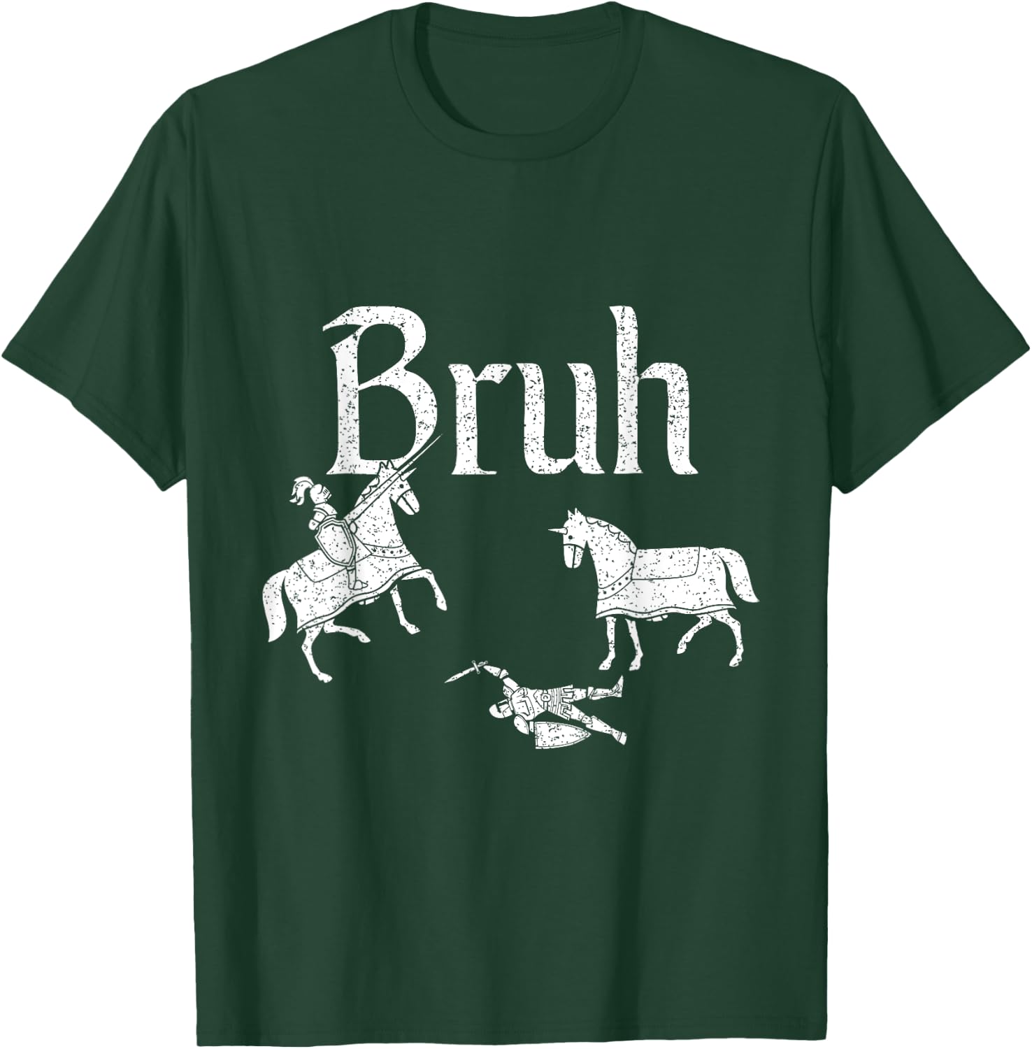 Funny Jousting Retro Renaissance Festival Medieval T-Shirt - T-Shirt | Forest