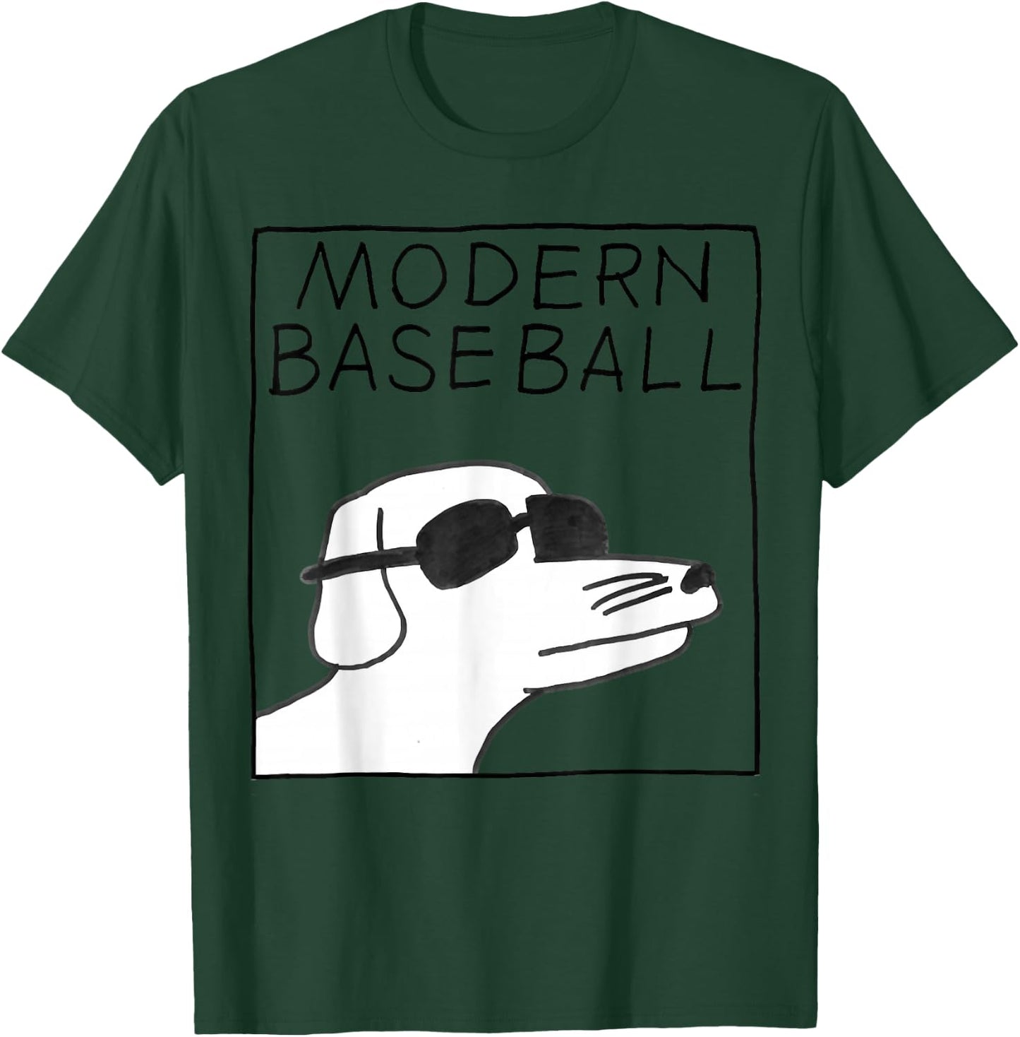 Modern Baseball Logo T-Shirt - T-Shirt | Forest