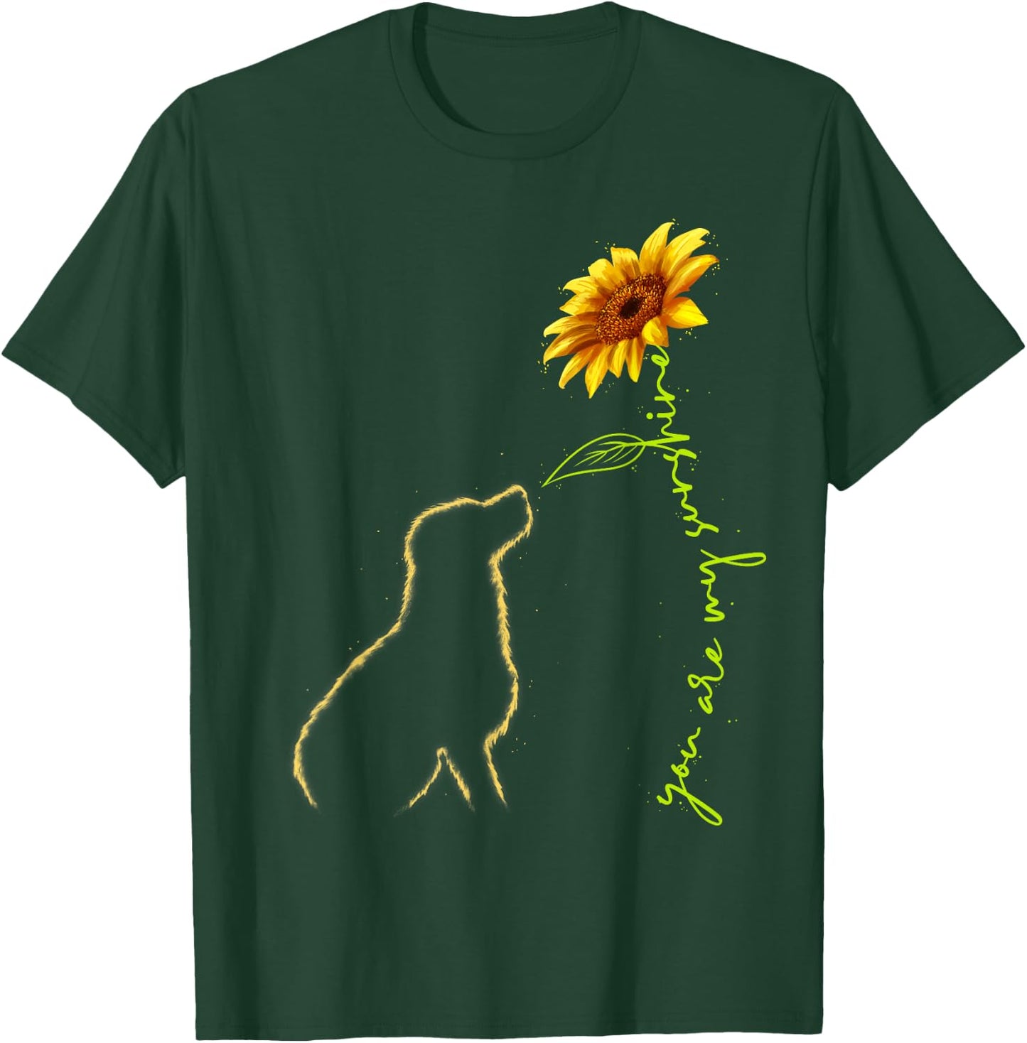 Cute Black Labrador, Dog Lover, Black Lab, Labrador Men Women Kids T-Shirt - T-Shirt | Forest