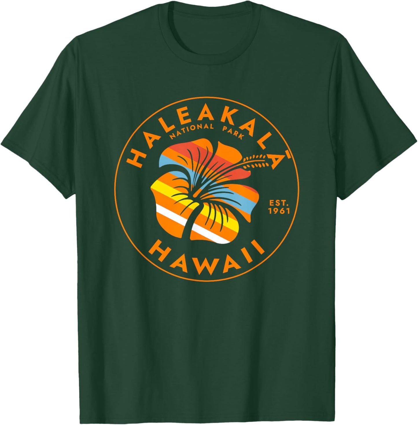 Haleakala National Park Hawaii USA Vacation Souvenir T-Shirt - T-Shirt | Forest