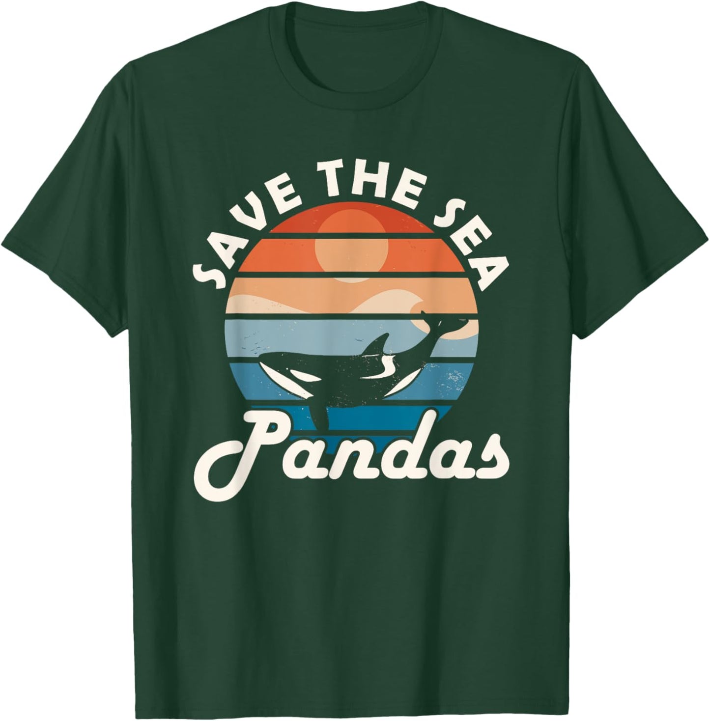 Save the Sea Pandas Marine Biologist T-Shirt - T-Shirt | Forest
