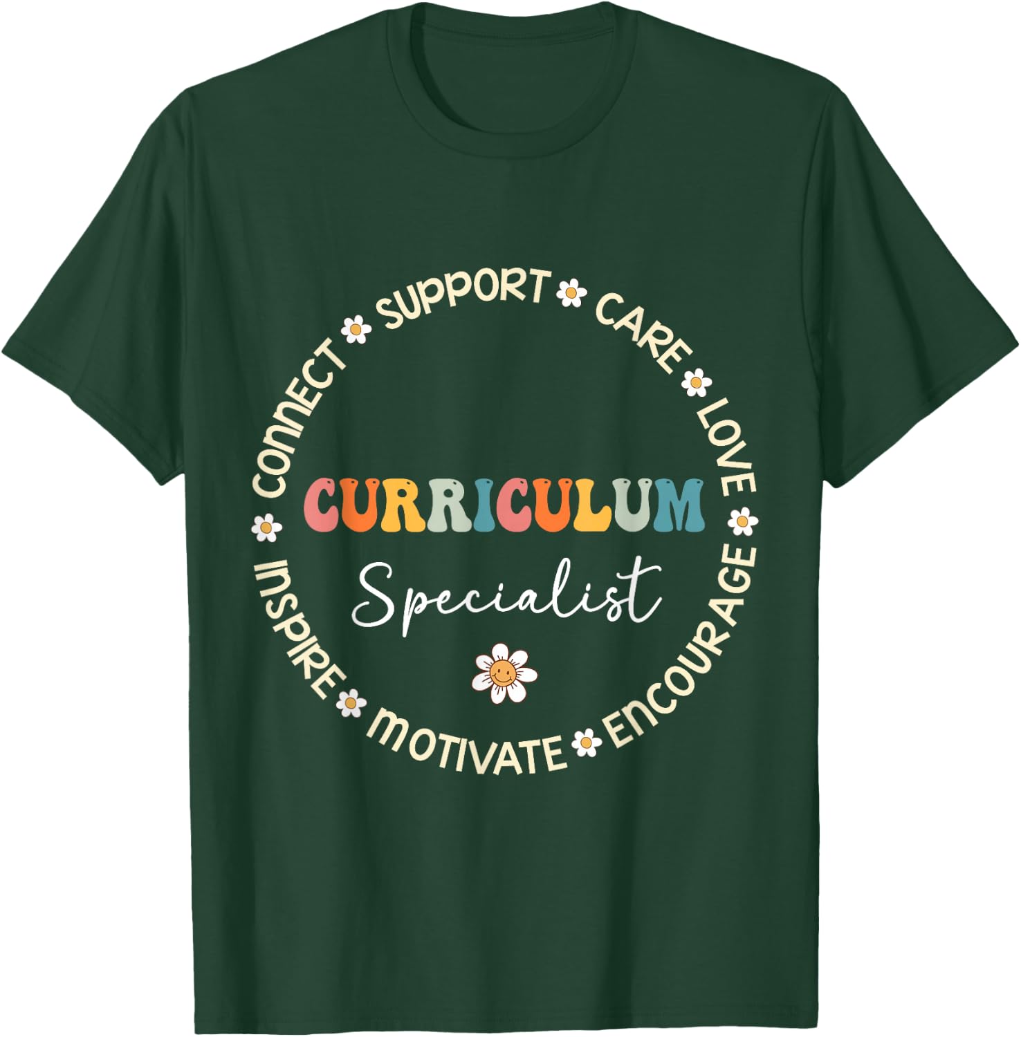Cute Curriculum Specialist Squad Appreciation back to school T-Shirt - T-Shirt | Forest