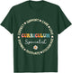 Cute Curriculum Specialist Squad Appreciation back to school T-Shirt - T-Shirt | Forest