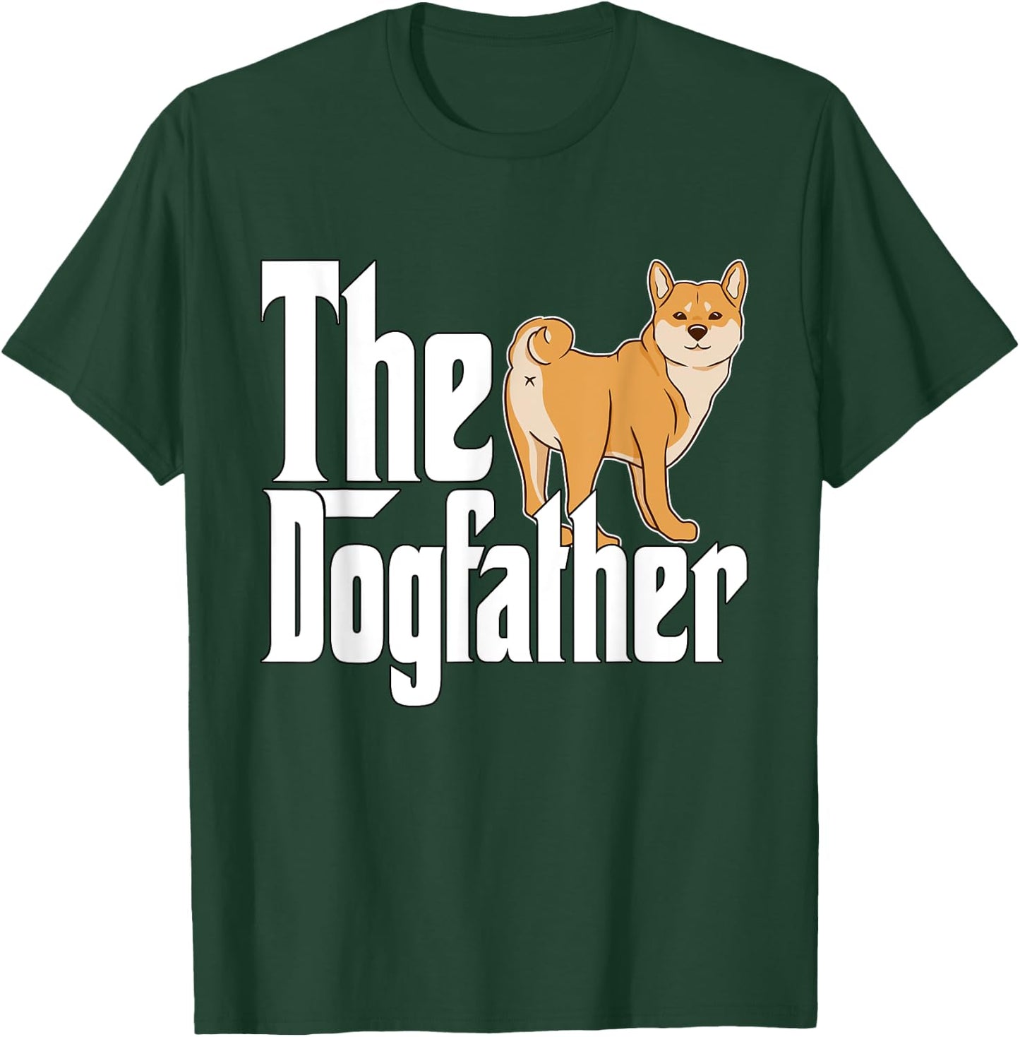 Shiba Inu Dog Dad Dogfather Dogs Daddy Father Women T-Shirt - T-Shirt | Forest