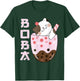 Kawaii Cat Bubble Boba Milk Ice Tea Lover Design Cute Anime Men Women Kids T-Shirt - T-Shirt | Forest
