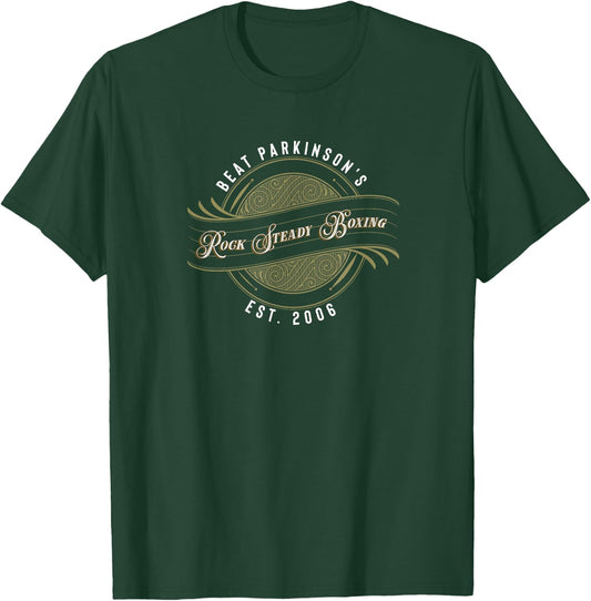 Rock Steady Boxing Beat Parkinson's Fancy T-Shirt - T-Shirt | Forest