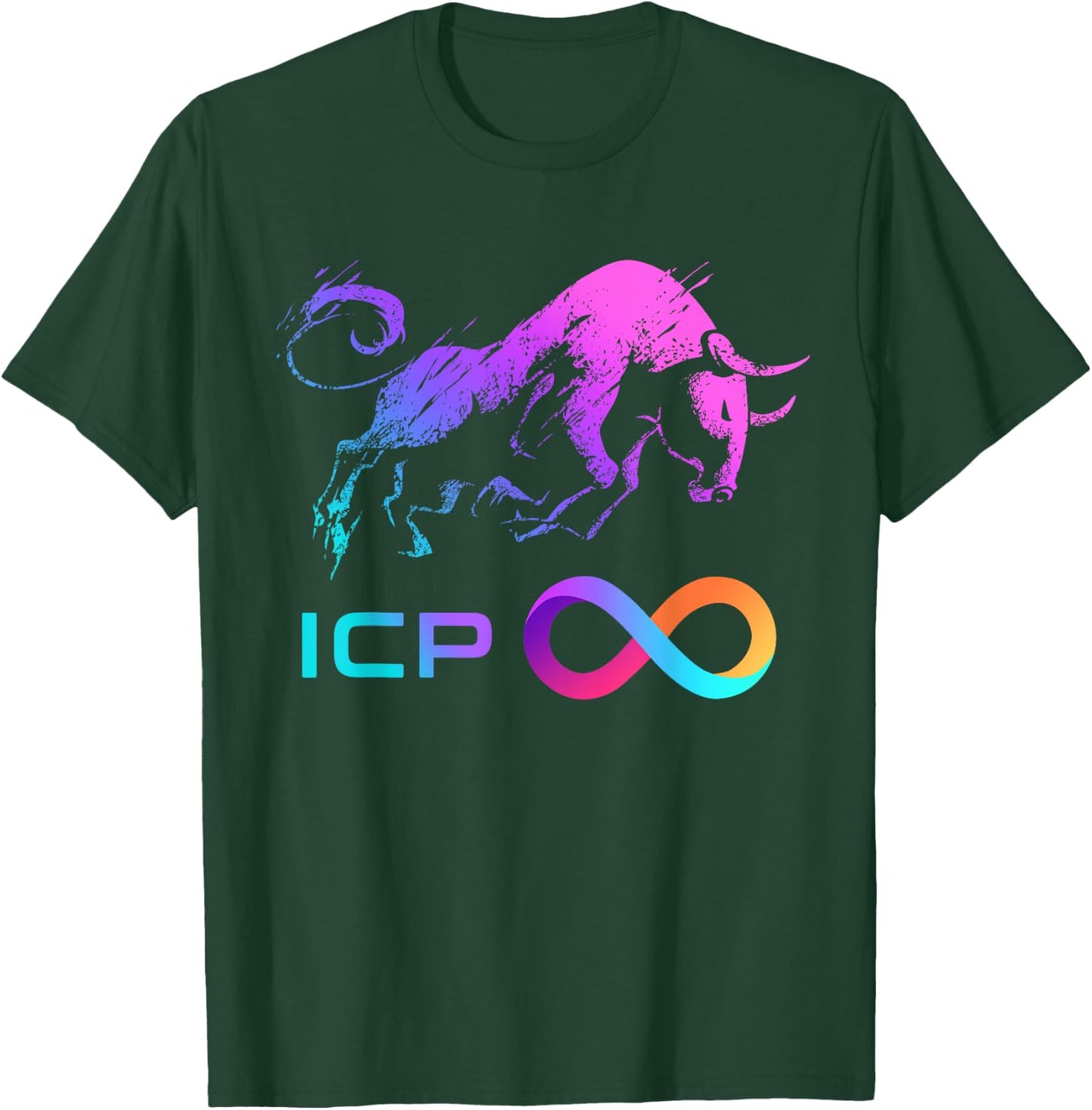 ICP Coin crypto BULLRUN HODL ICP token to be Millionaire T-Shirt - T-Shirt | Forest