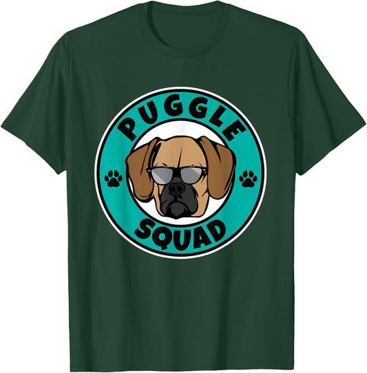 Puggle Squad I Dog Lover I Puggle Women Girls Kids T-Shirt - T-Shirt | Forest