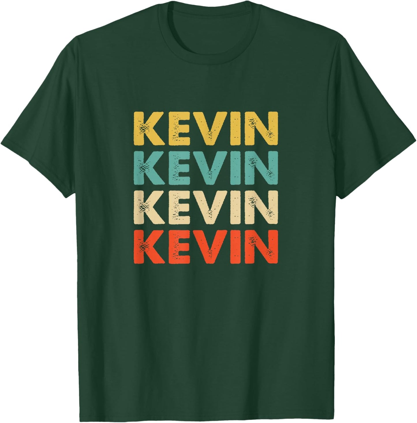 Kevin Name T-Shirt - T-Shirt | Forest