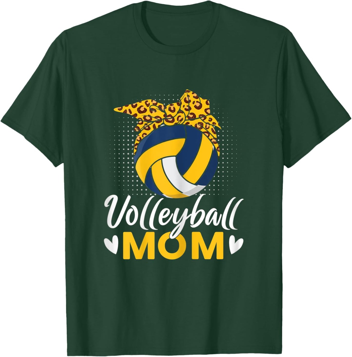 Volleyball Mom Volley Player Mom T-Shirt - T-Shirt | Forest