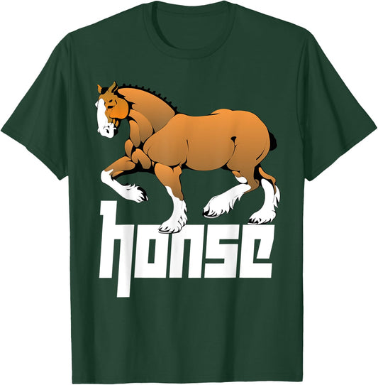 Honse Meme, Big Funny Muscular Horse T-Shirt - T-Shirt | Forest