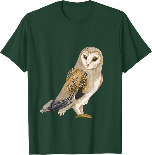Owl Bird Owl Motif Bird Animal Owl T-Shirt - T-Shirt | Forest