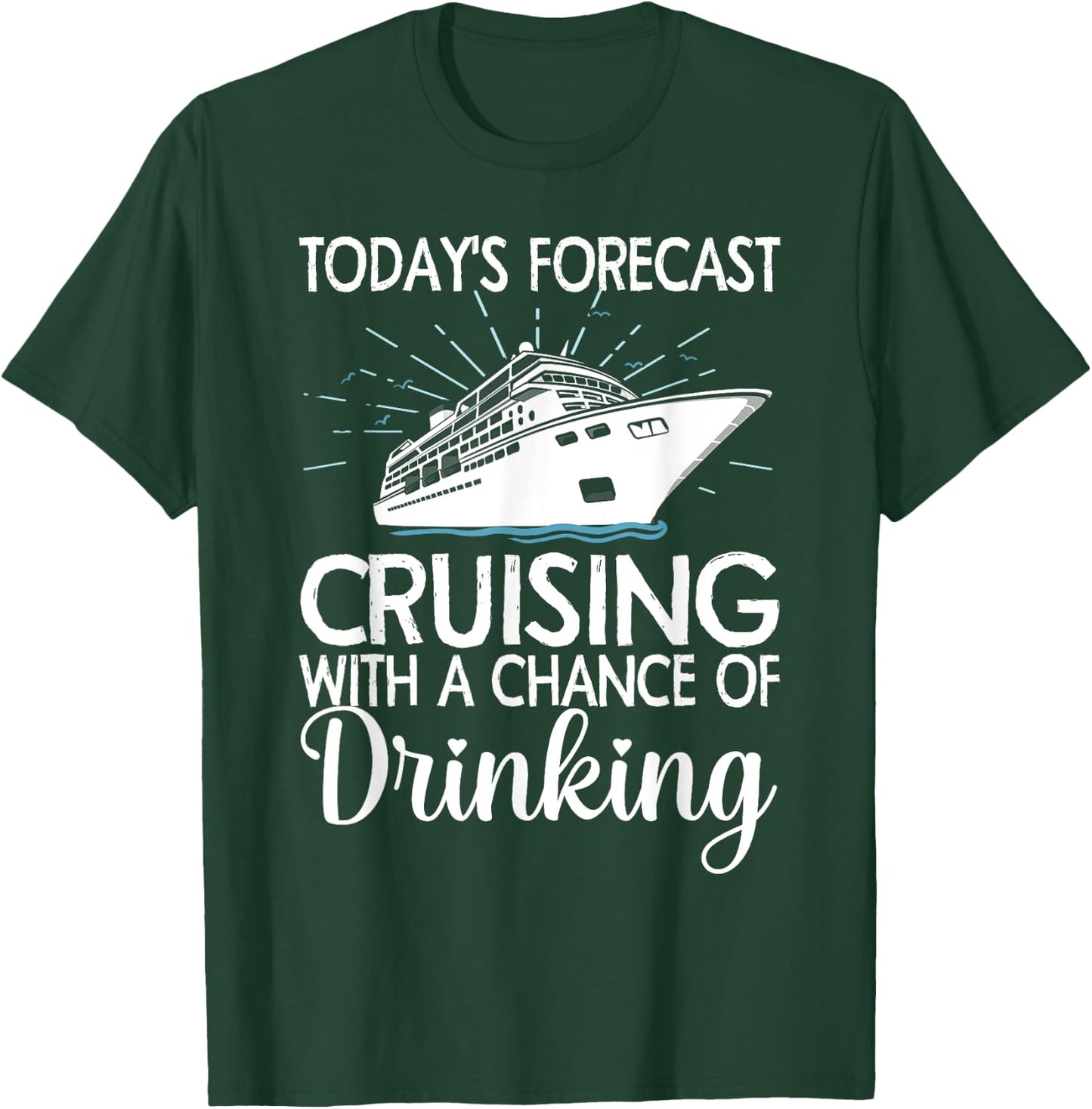 Cool Cruising Women Family Cruise Vacation Lover T-Shirt - T-Shirt | Forest