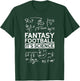Fantasy Football It's Science | Draft Funny Fantasy Football T-Shirt - T-Shirt | Forest