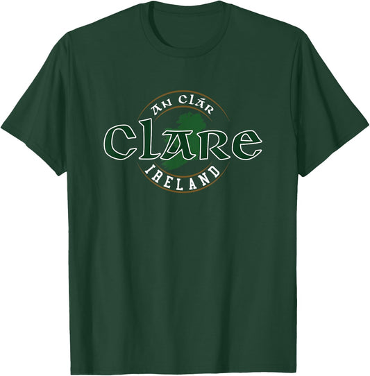 Clare Ireland Irish County T-Shirt - T-Shirt | Forest