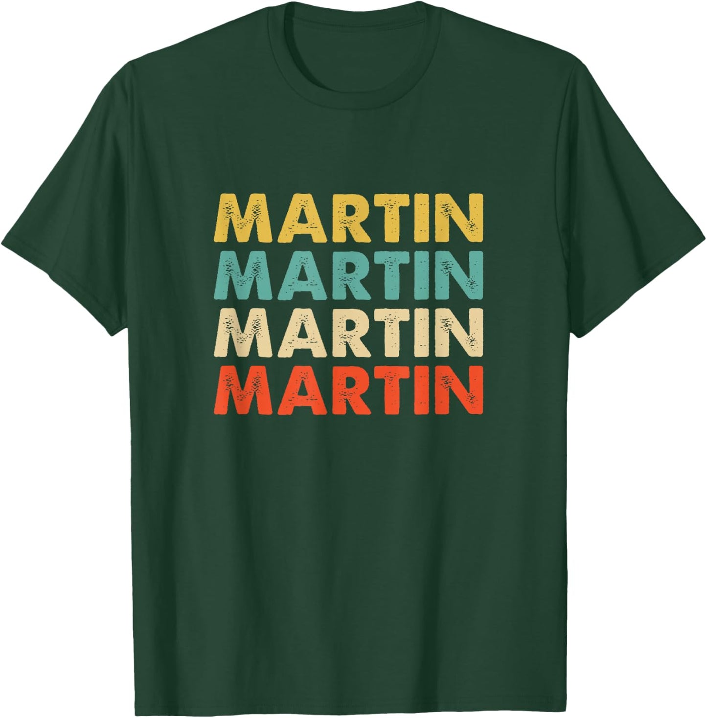 Martin Name T-Shirt - T-Shirt | Forest