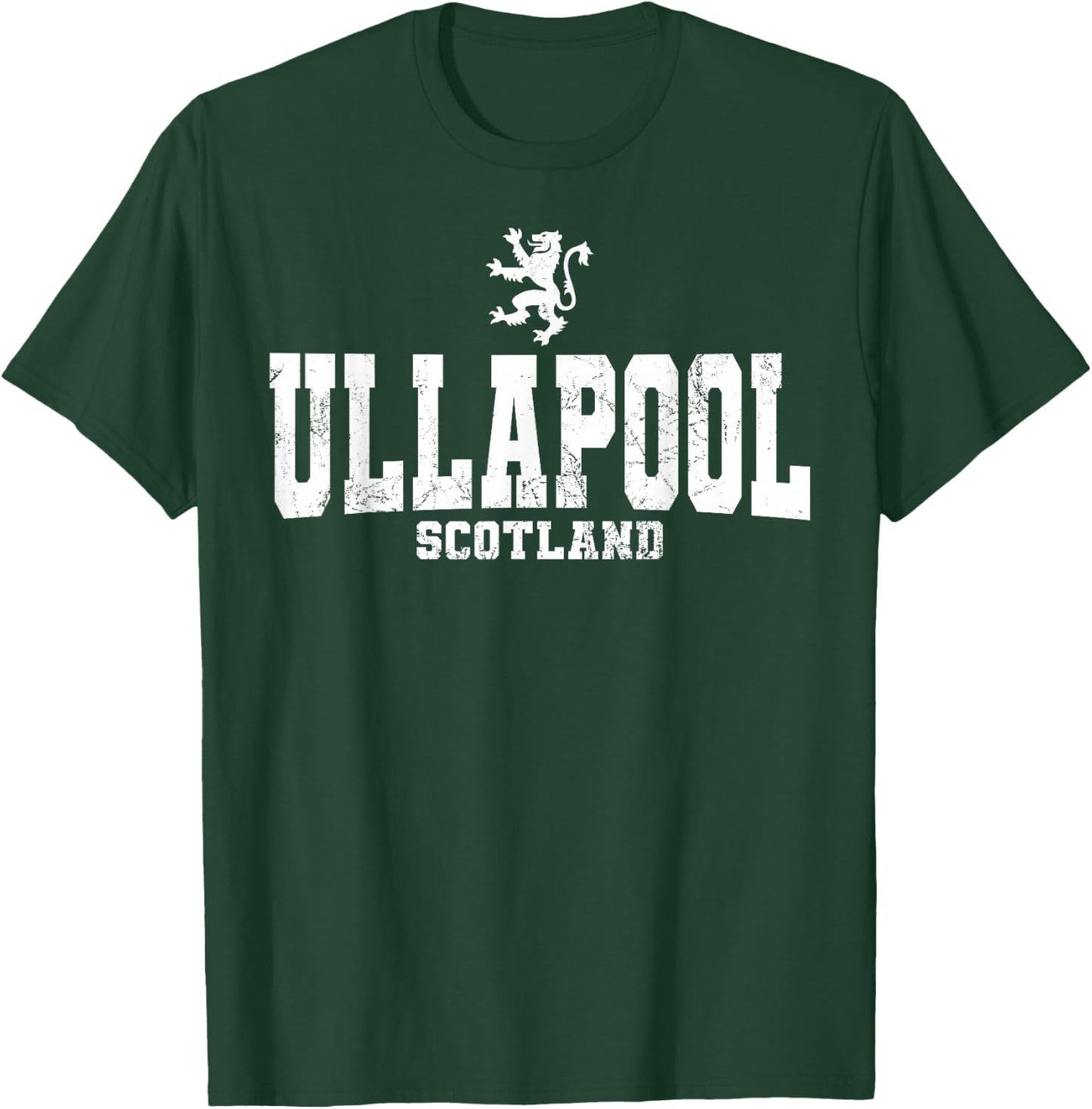 Ullapool Scotland Scottish Flag Lion Rampant Caledonia T-Shirt - T-Shirt | Forest