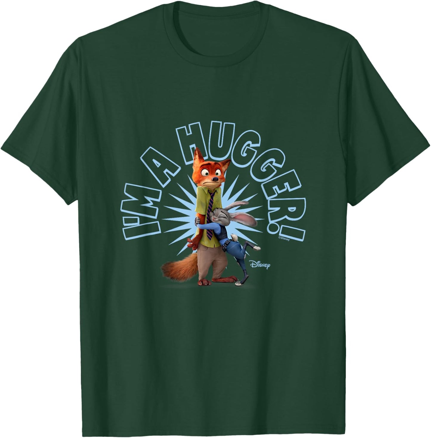 Zootopia - Nick Im a Hugger T-Shirt - T-Shirt | Forest