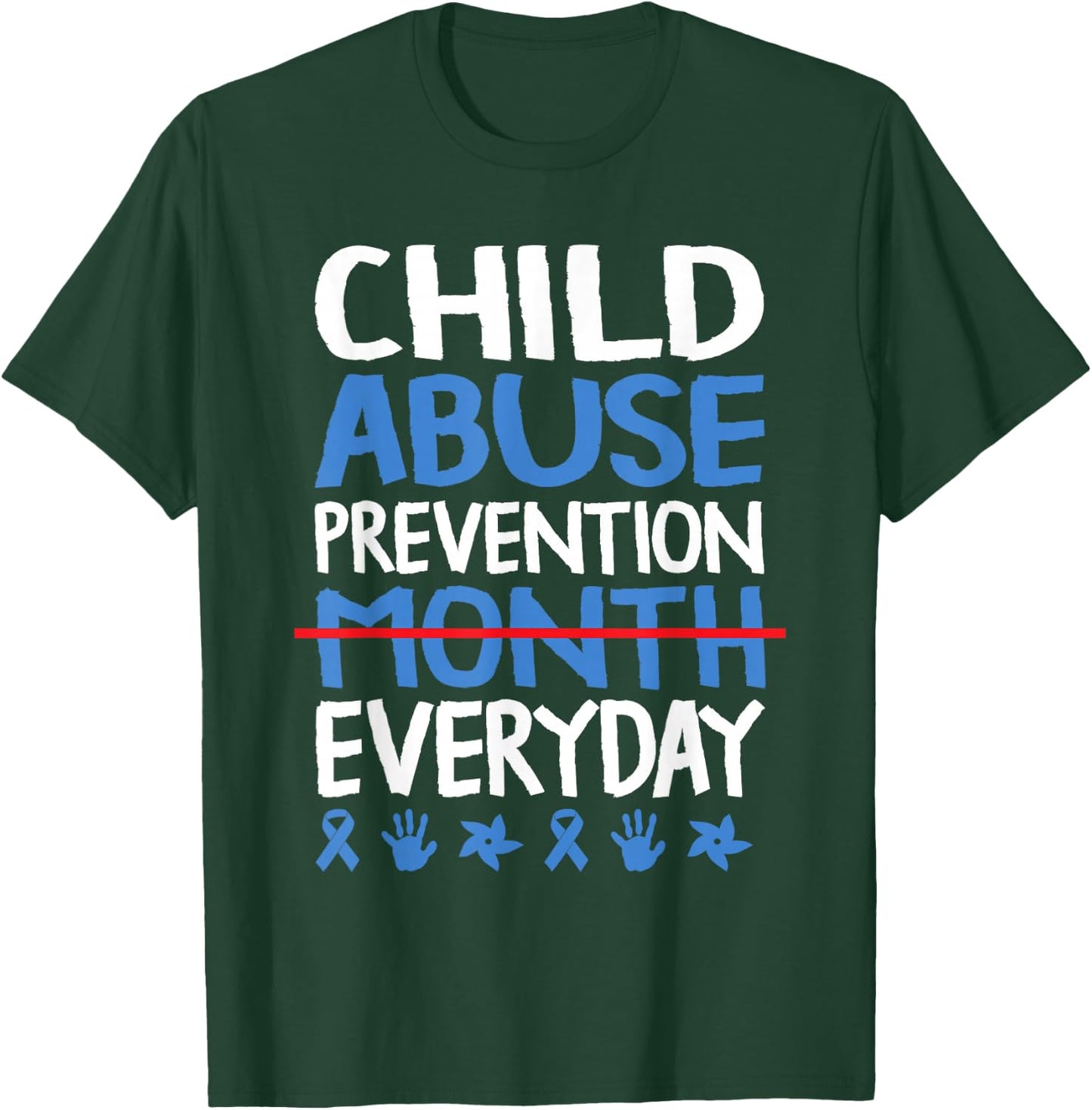 Child abuse awareness Child abuse prevention T-Shirt - T-Shirt | Forest