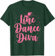 Line Dancing Art Girls Country Western Line Dancer T-Shirt - T-Shirt | Forest