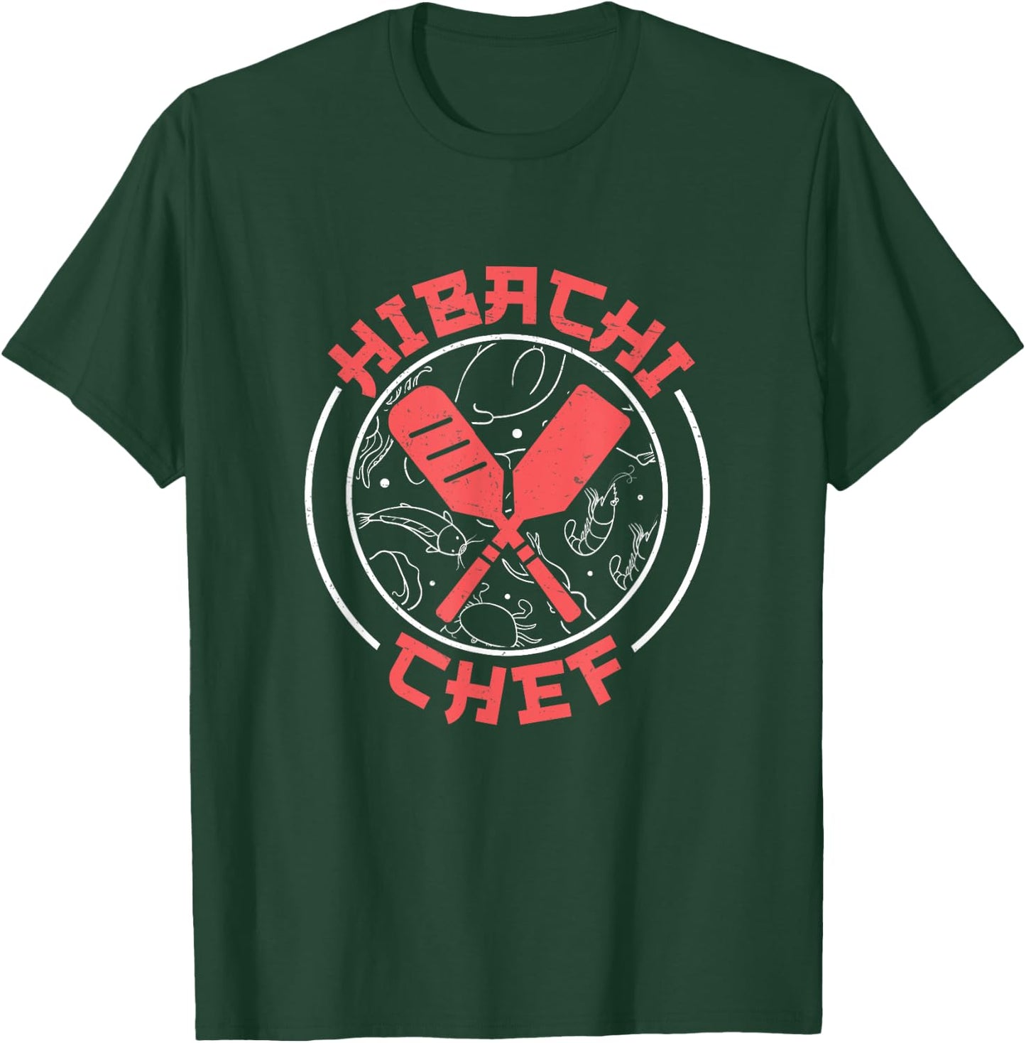 Hibachi Chef Funny Japanese Cooking T-Shirt - T-Shirt | Forest