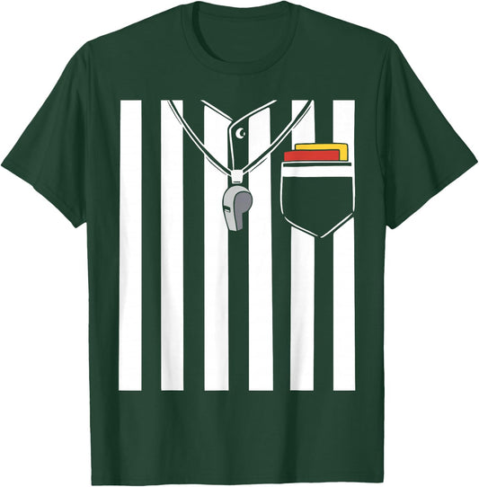 Funny Referee Costume Halloween Costume Funny Referee T-Shirt - T-Shirt | Forest