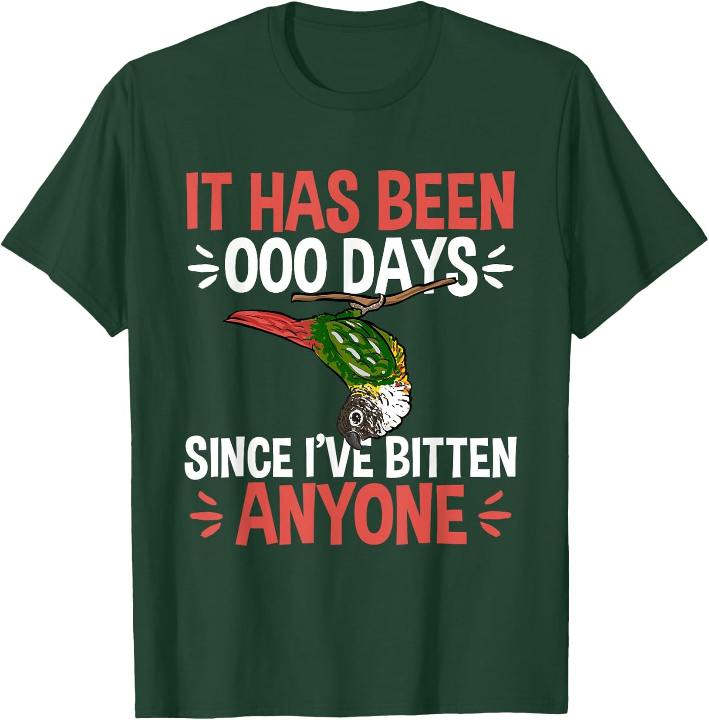 Green Cheek Conure Parrot Bird Conure T-Shirt - T-Shirt | Forest