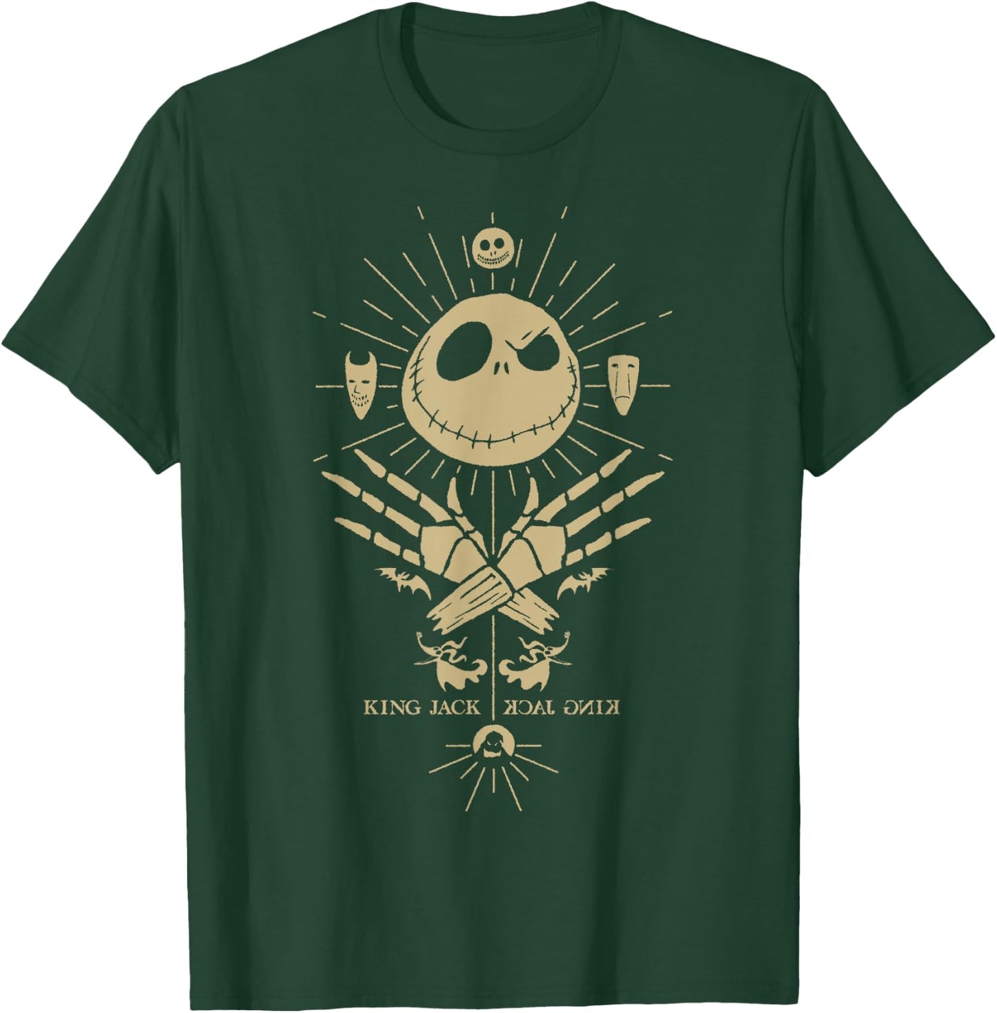Disney The Nightmare Before Christmas Halloween King Jack T-Shirt - T-Shirt | Forest