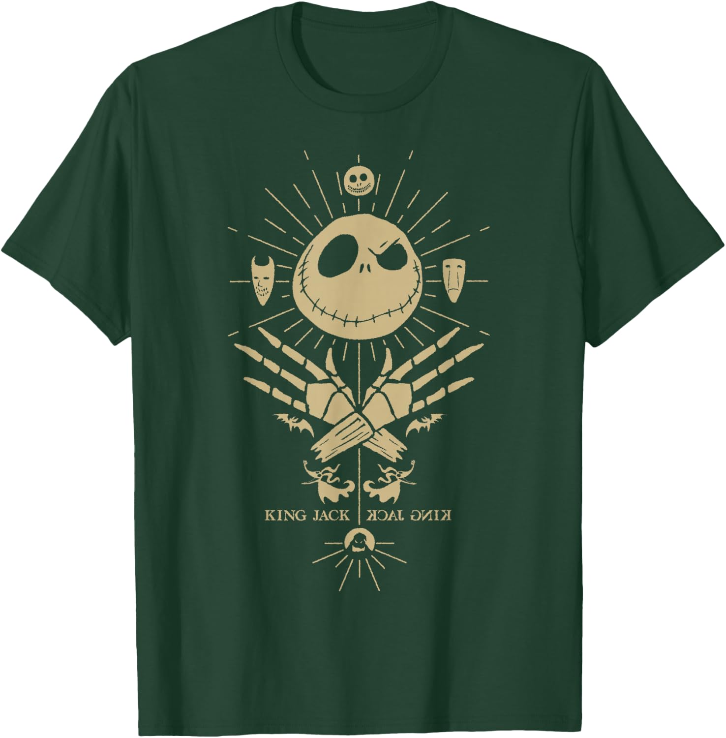 Disney The Nightmare Before Christmas Halloween King Jack T-Shirt - T-Shirt | Forest