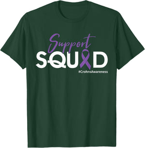 Support Squad - Crohn's Disease T-Shirt - T-Shirt | Forest