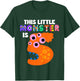 This Little Monster is 5 Five Years 5th Birthday Party Alien T-Shirt - T-Shirt | Forest
