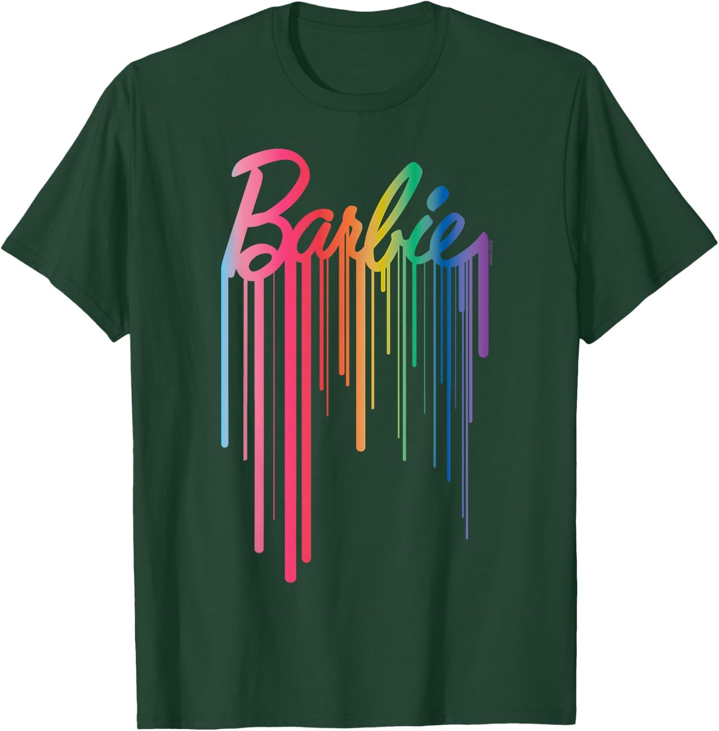 Barbie - Logo Rainbow Drip T-Shirt - T-Shirt | Forest