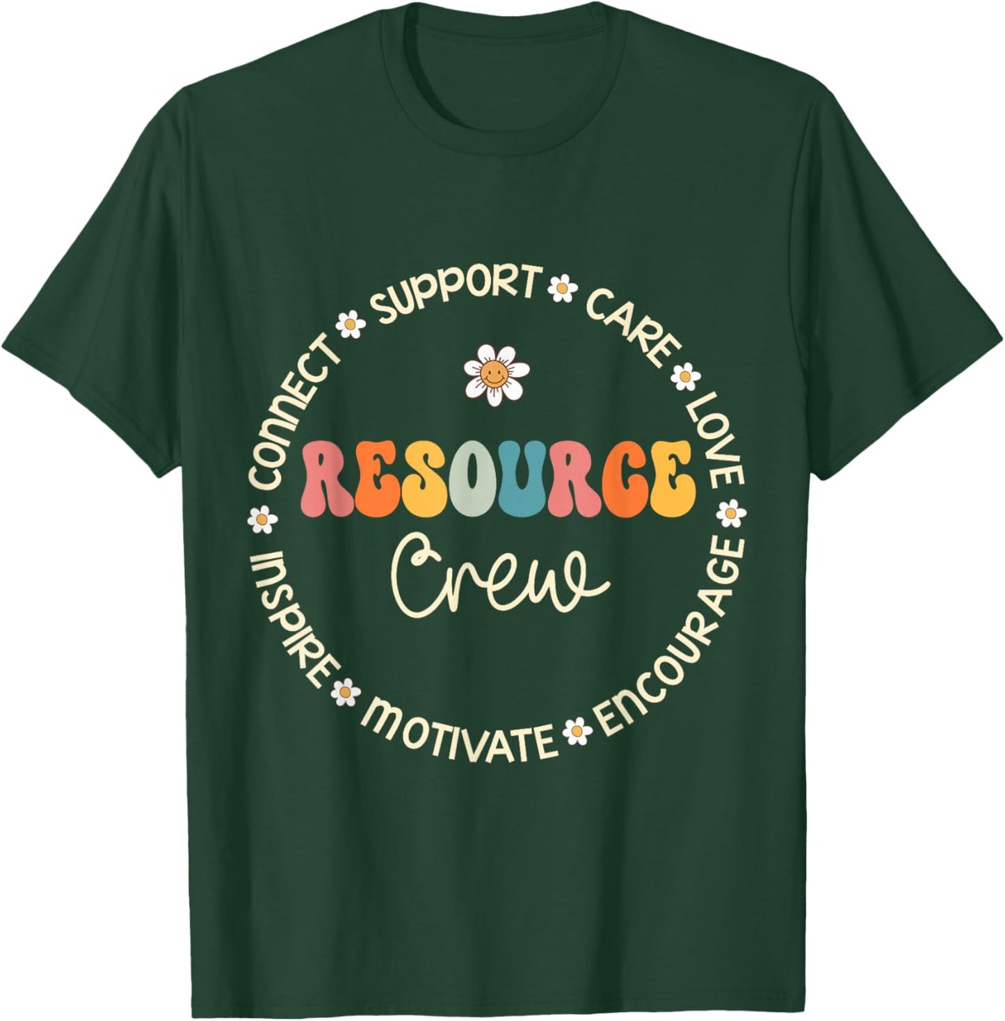 Resource Crew Appreciation Week Back to School T-Shirt - T-Shirt | Forest