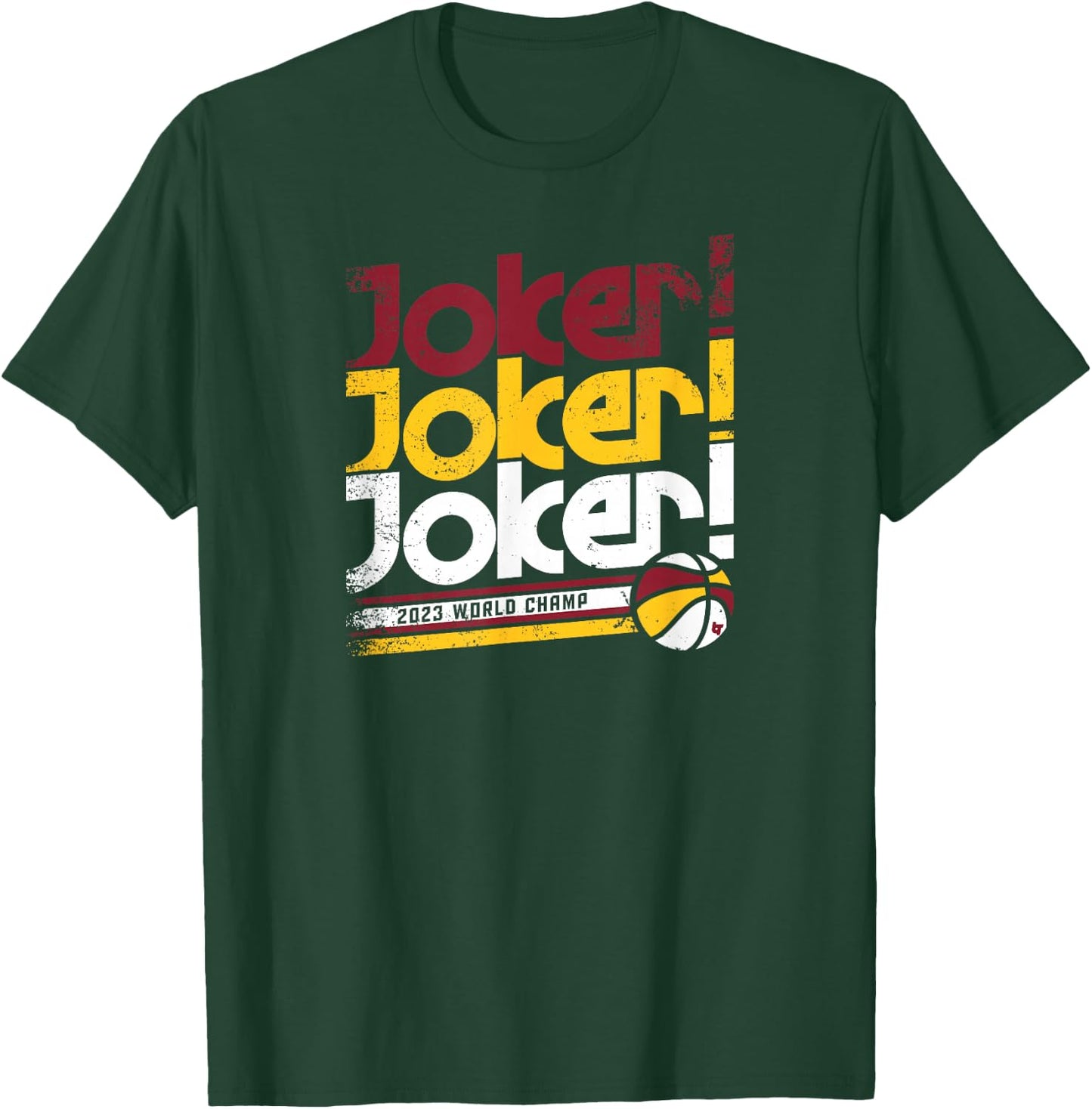 Joker Champ - Denver Basketball T-Shirt - T-Shirt | Forest