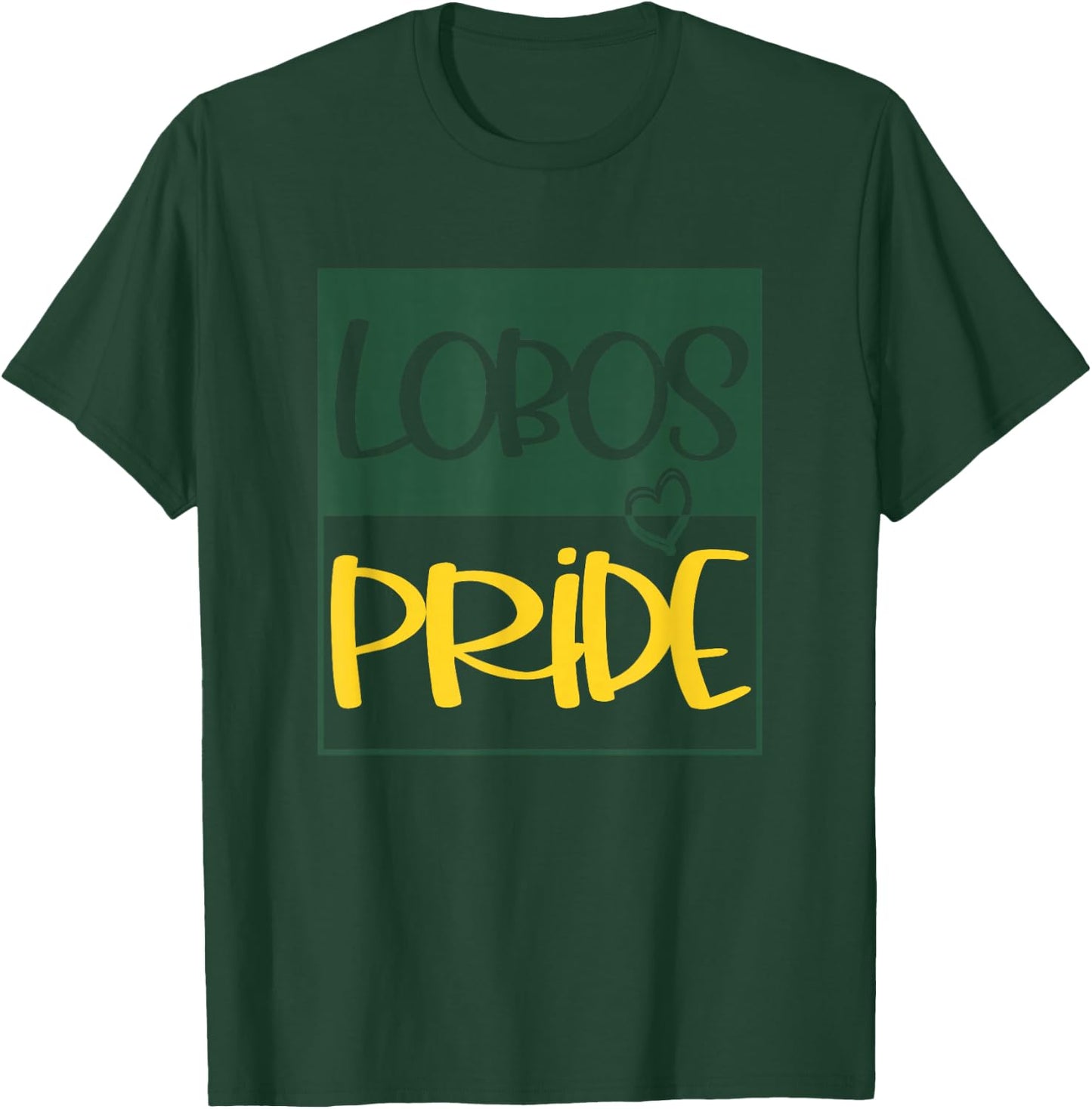 Longview Lobos - Lobos Pride T-Shirt - T-Shirt | Forest