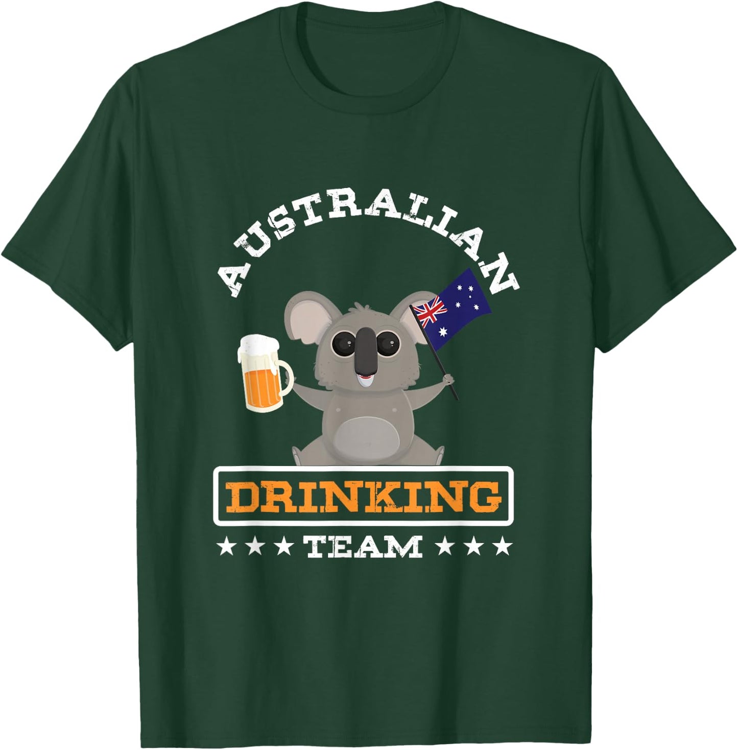 Australia Koala Animal Drinking Holiday Drink Alcohol T-Shirt - T-Shirt | Forest