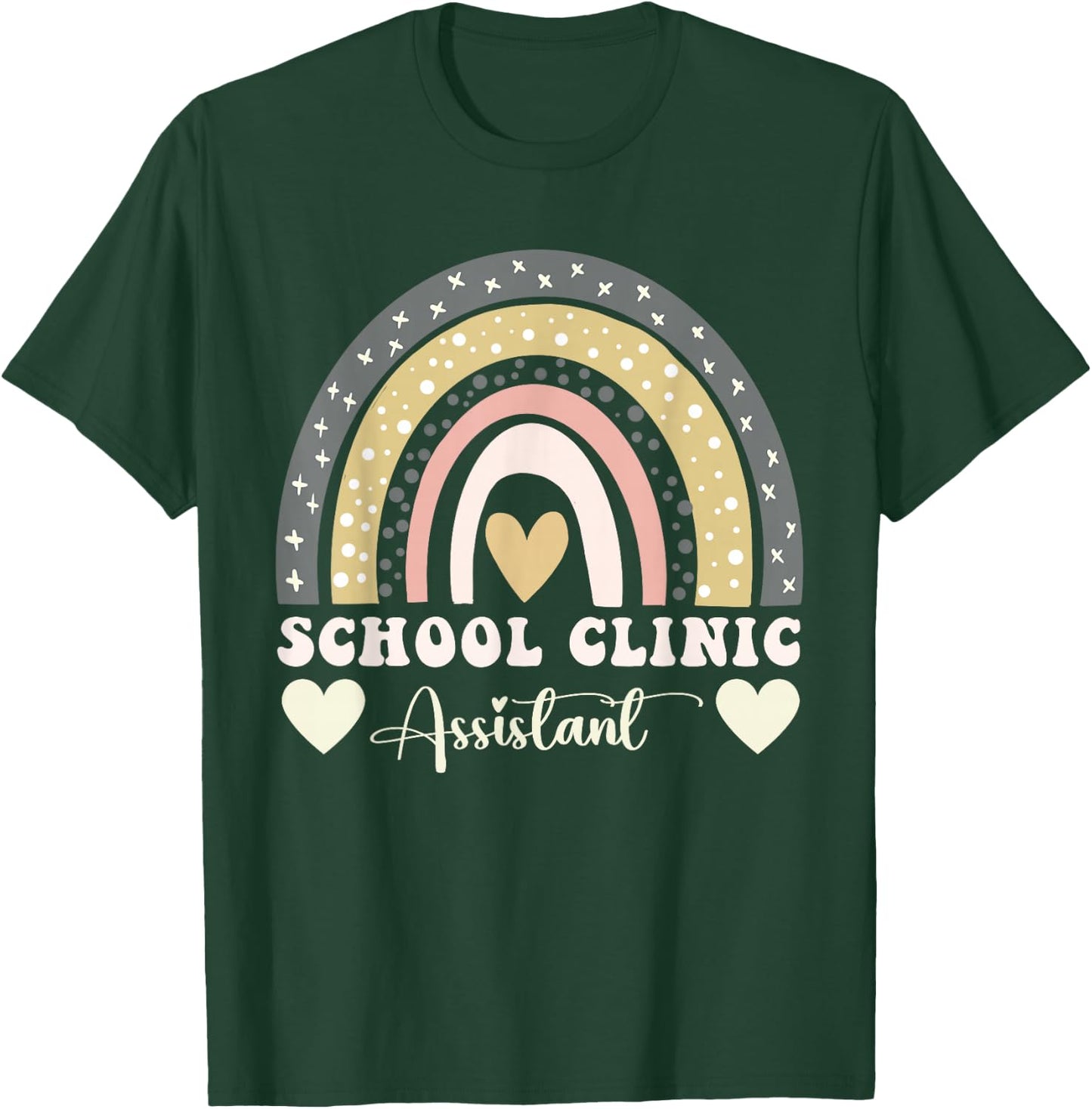 School Nurse Appreciation Week School Clinic Assistant T-Shirt - T-Shirt | Forest