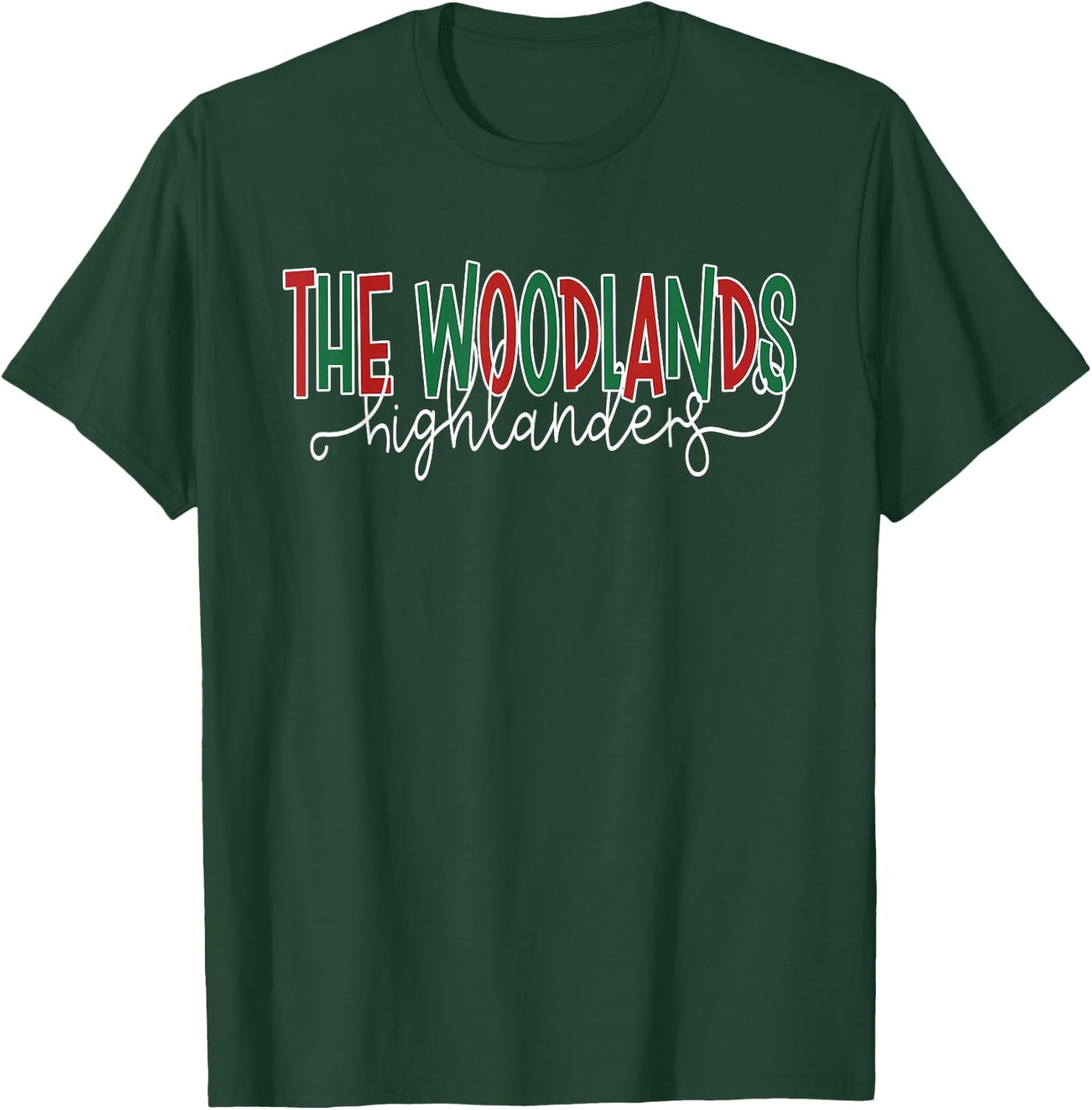 Woodlands High School Highlanders T-Shirt - T-Shirt | Forest