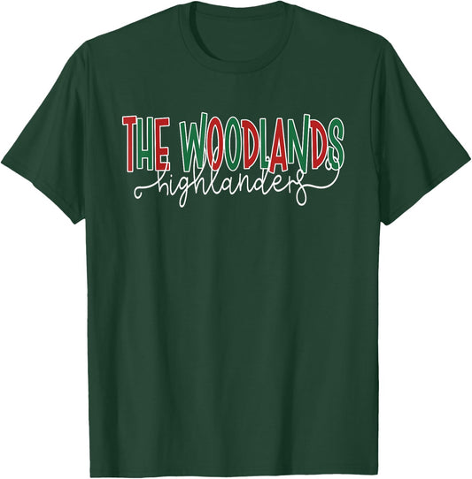 Woodlands High School Highlanders T-Shirt - T-Shirt | Forest