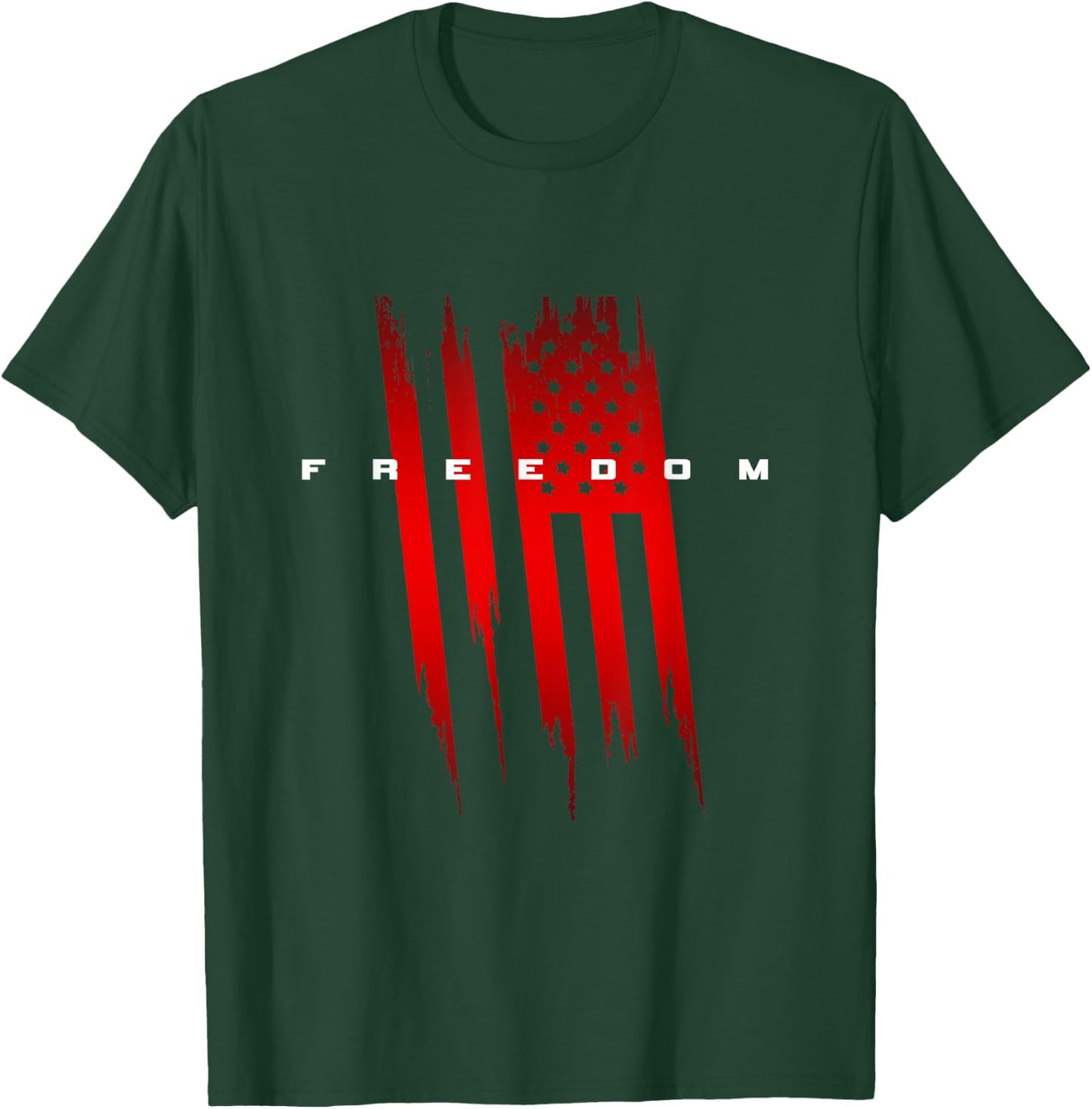 Freedom American Flag T-Shirt - T-Shirt | Forest